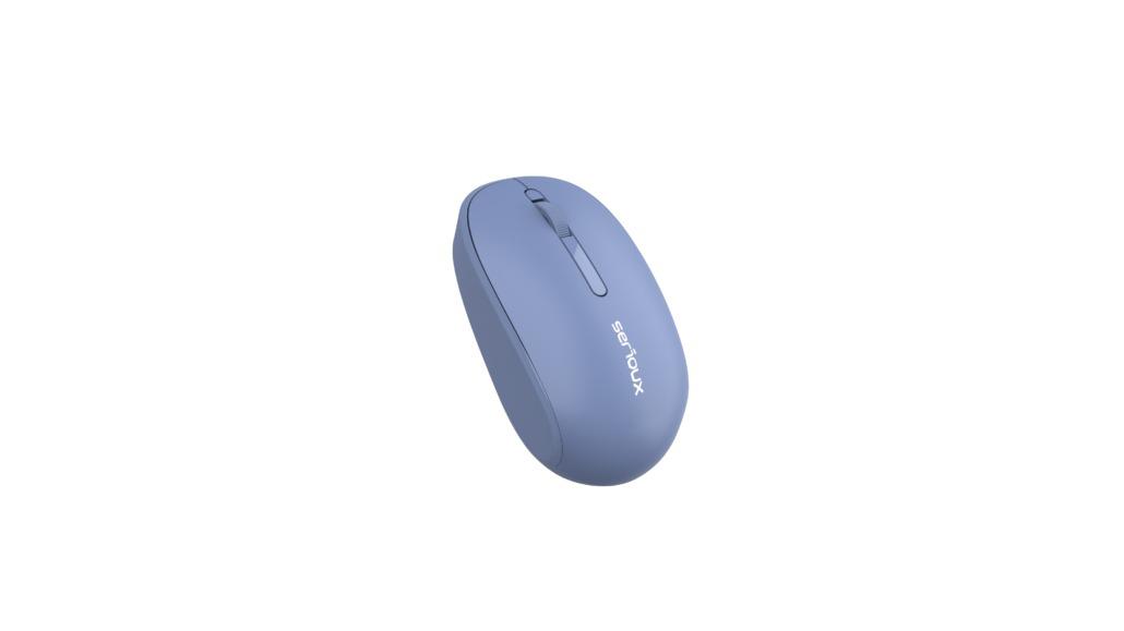Mouse SERIOUX Spark 215 Wireless Albastru SRXM-SPK215-BL - imagine 4