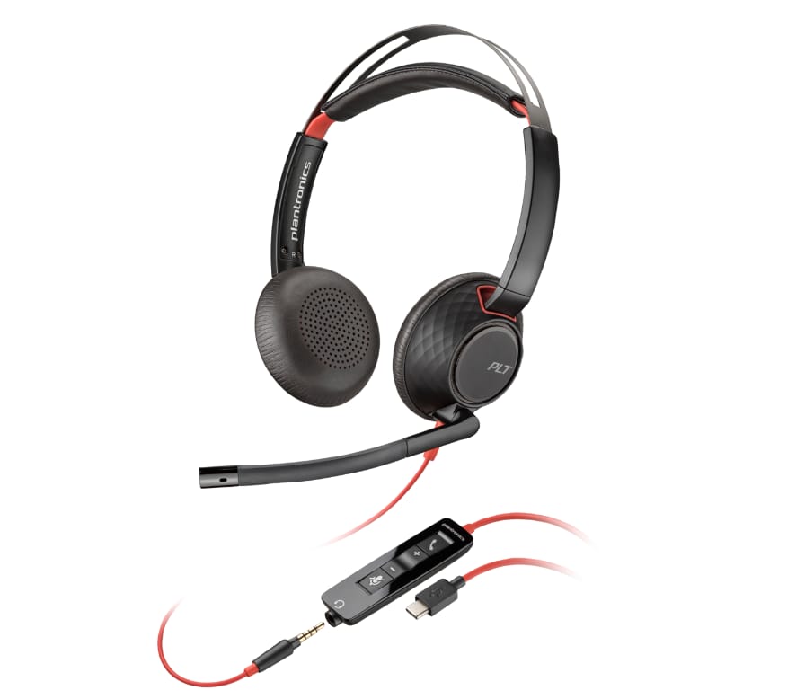 Căști Audio POLY Blackwire 5220 Stereo USB-C Negru