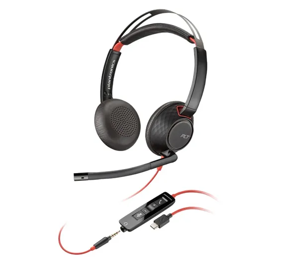 Căști Audio POLY Blackwire 5220 Stereo USB-C Negru