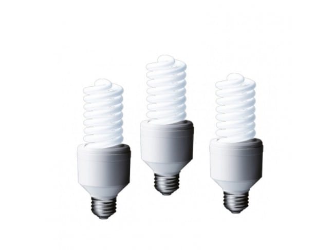 Set 3 Becuri Fluorescent PANASONIC EFD24E282V-3 24W E27 Alb Cald Spirala
