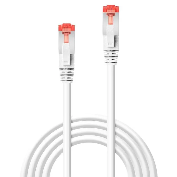 Cablu Rețea LINDY Cat.6 S/FTP 3m RJ45 Alb 47795 - imagine 2