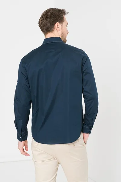 Cămașă Casual Bărbați Dark Navy L - imagine 3