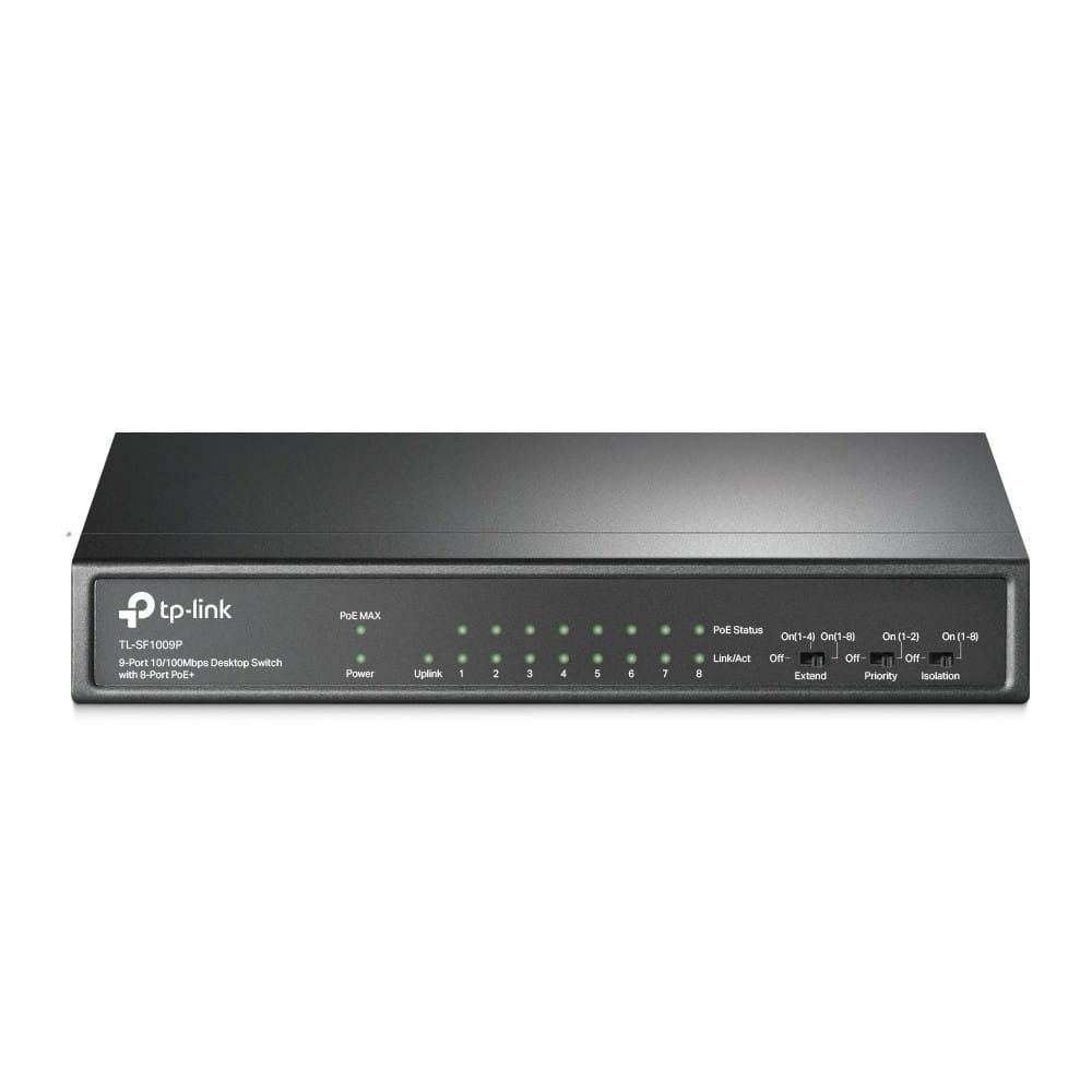 Switch TP-LINK TL-SF1009P 9 Porturi 10/100 Mbps PoE