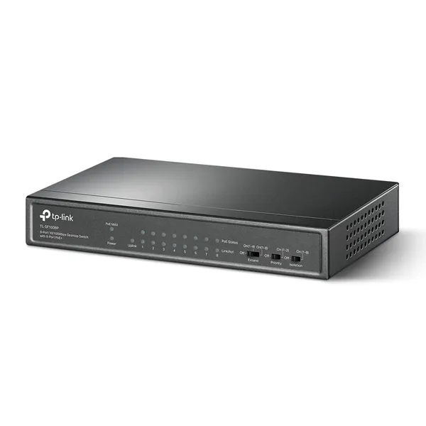 Switch TP-LINK TL-SF1009P 9 Porturi 10/100 Mbps PoE - imagine 2