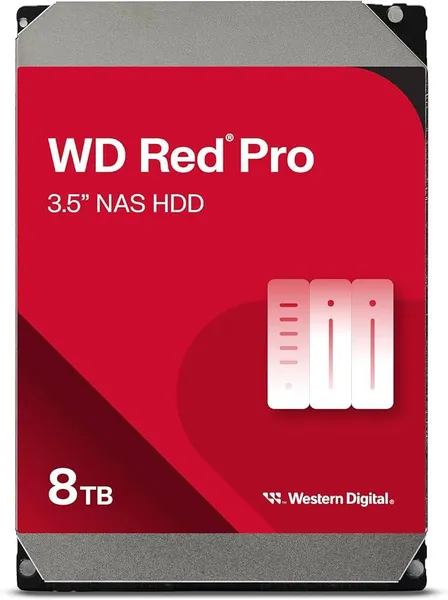 HDD Intern WD RED PRO 8TB 3.5 SATA-III 7200rpm 256MB WD8005FFBX