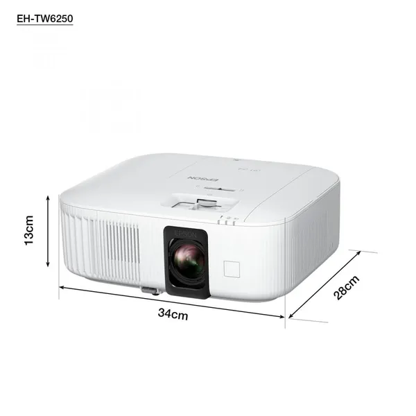 Proiector EPSON EH-TW6250 4K PRO UHD 3LCD 2800 Lumeni Alb