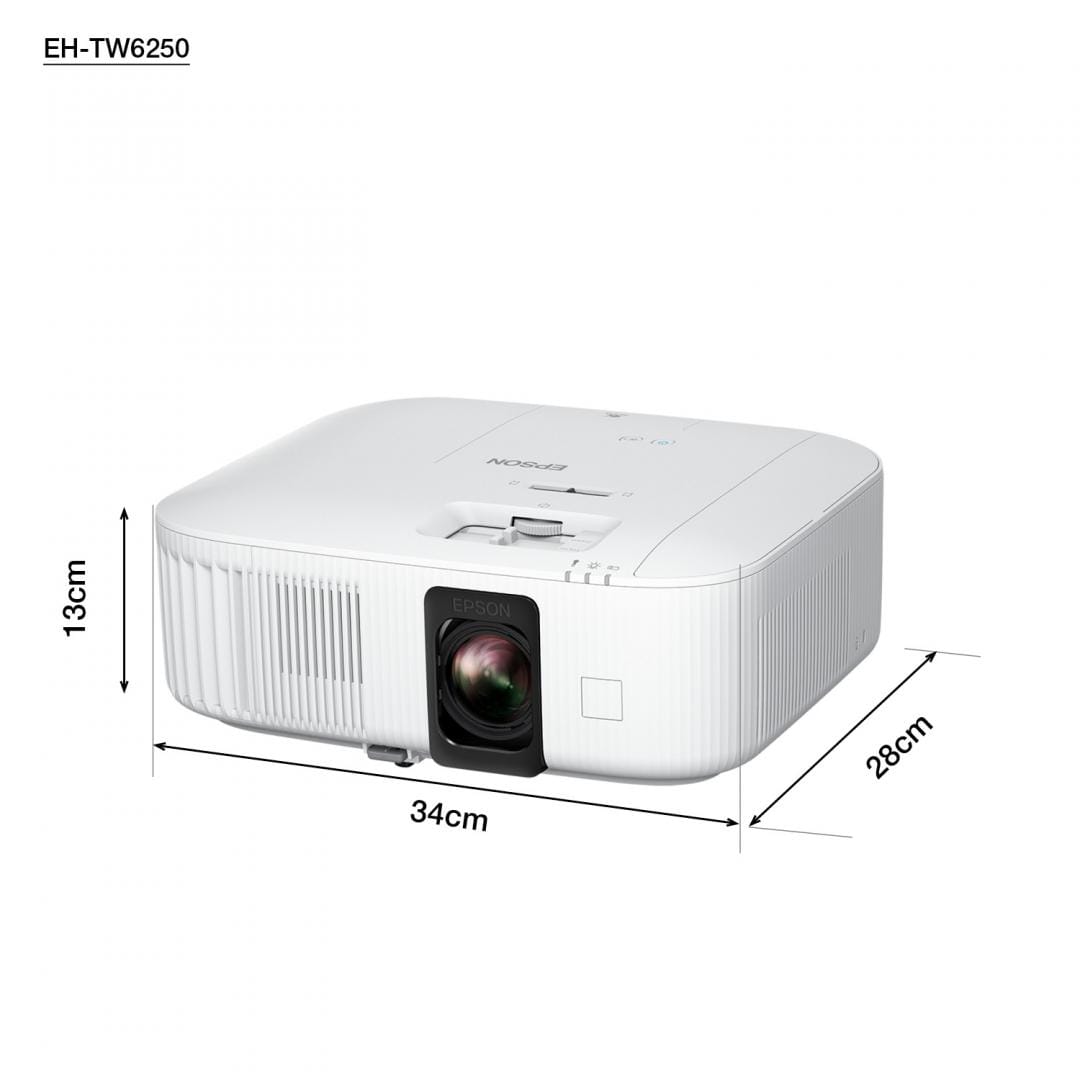 Proiector EPSON EH-TW6250 4K PRO UHD 3LCD 2800 Lumeni Alb