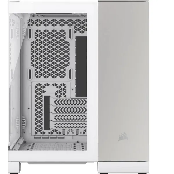 Carcasă PC CORSAIR 2500X Micro ATX Dual Chamber White - imagine 3