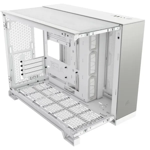 Carcasă PC CORSAIR 2500X Micro ATX Dual Chamber White - imagine 4