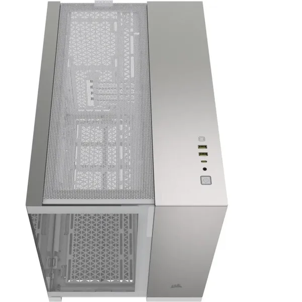 Carcasă PC CORSAIR 2500X Micro ATX Dual Chamber White - imagine 5