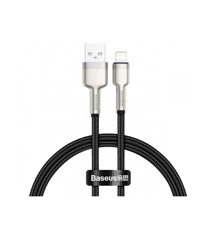 Cablu BASEUS CALJK-01 USB-Lightning 0.25m Negru