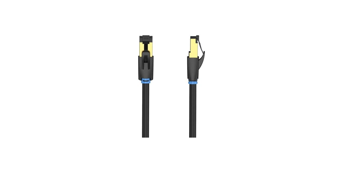 Patch Cord VENTION Cat.8 S/FTP 0.5m Negru 40Gbps