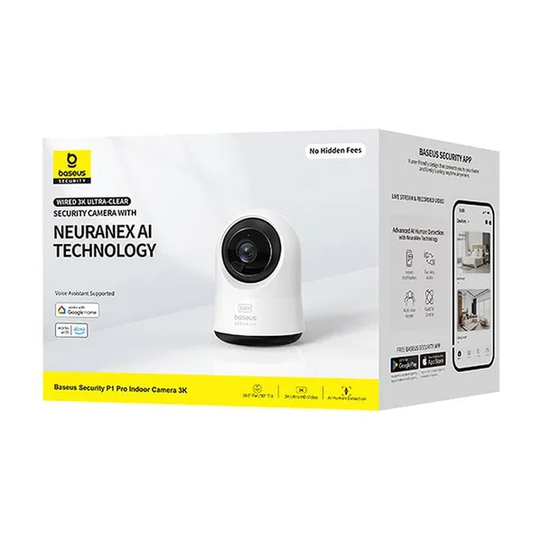 Cameră de interior BASEUS P1 Pro 3K Alb - imagine 8
