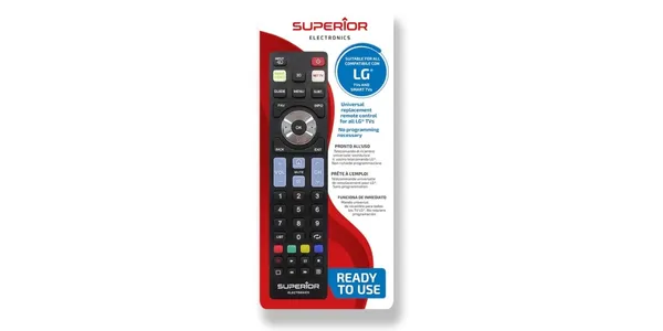Telecomandă SUPERIOR SUPTRB007 Universală LG Negru - imagine 2