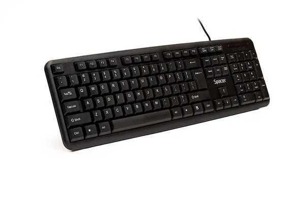 Tastatură SPACER SPKB-S62 USB 104 taste Negru - imagine 5