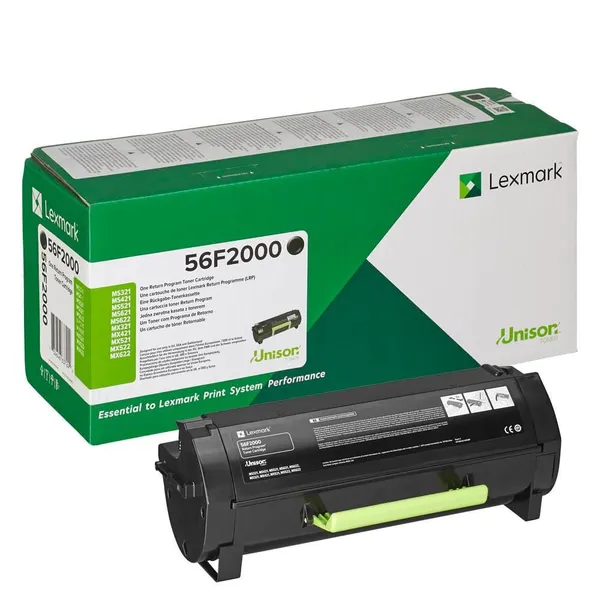 Toner LEXMARK 56F2000 Original Negru 6000 Pagini - imagine 2
