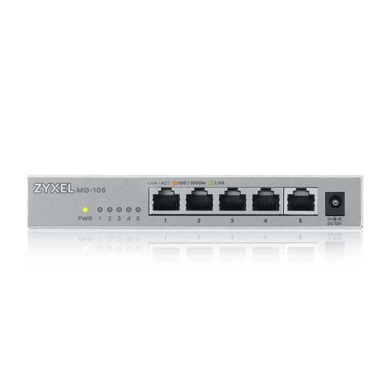 Switch ZYXEL XMG-105 5 Porturi 2.5G 1 SFP+ MultiGig