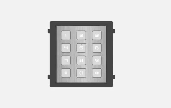 Modul Extensie Videointerfon HIKVISION DS-KD-KP/S Negru - imagine 3
