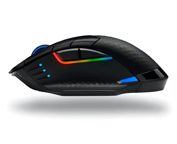 Mouse Gaming CORSAIR Dark Core Wireless Negru CH-9315511-EU - imagine 2