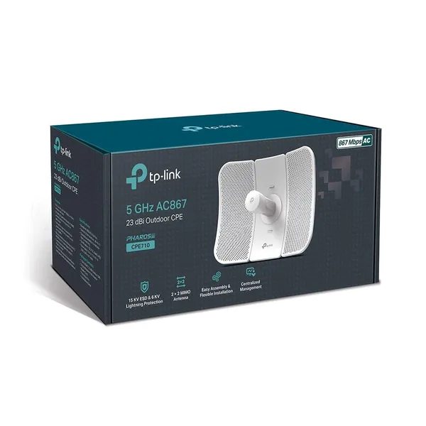 Access Point TP-LINK CPE710 Exterior 5 GHz 867 Mbps 23 dBi - imagine 5