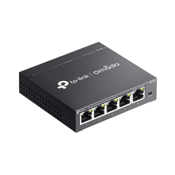Switch TP-LINK Omada ES205G 5 Porturi Gigabit Managed - imagine 4