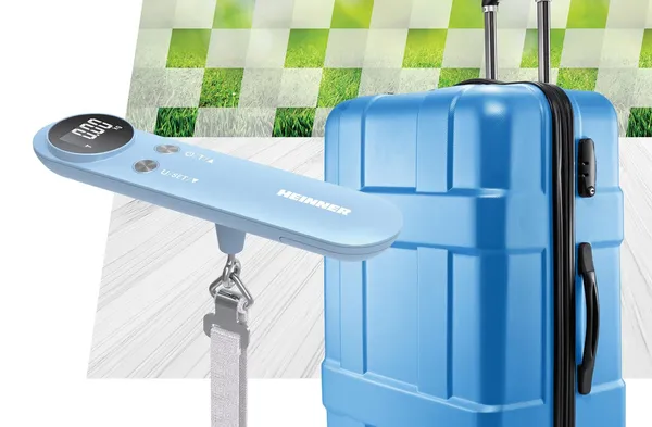 Cântar Bagaje HEINNER HLGS-50BL 50kg Albastru - imagine 2