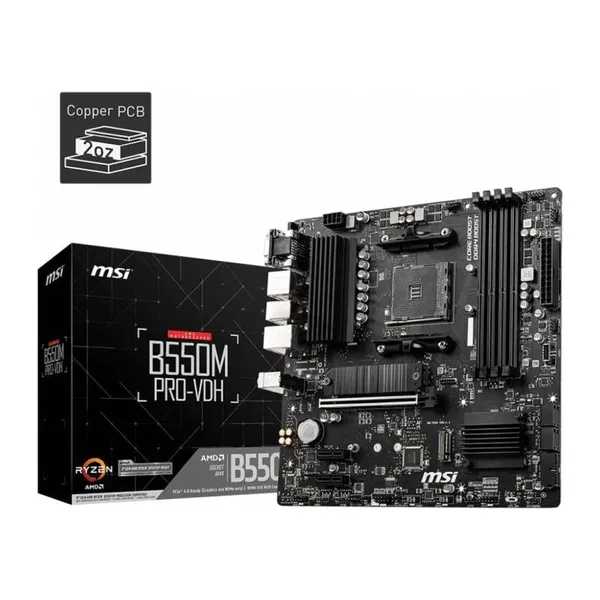 Placă de bază MSI B550M PRO-VDH Socket AM4 DDR4 Micro-ATX