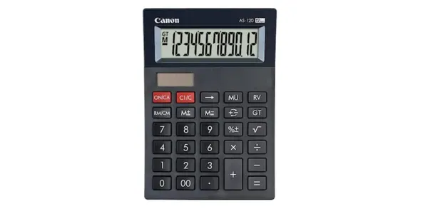 Calculator birou CANON AS-120 II 12 digiti Negru