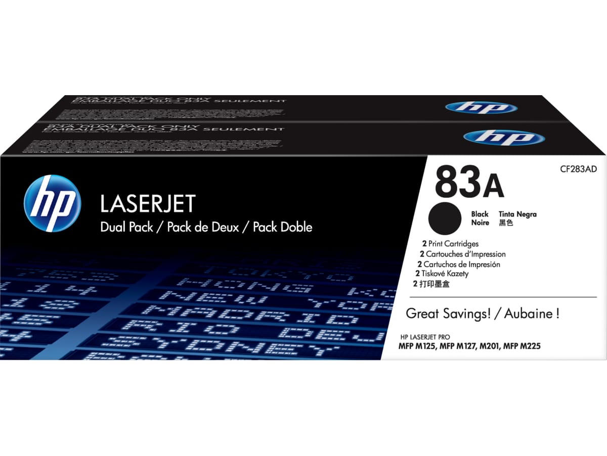 Toner HP CF283AD Black Pachet Dublu LaserJet Pro M125 M127