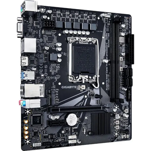 Placă de bază GIGABYTE H610M S2H V2 LGA1700 DDR5 mATX - imagine 2