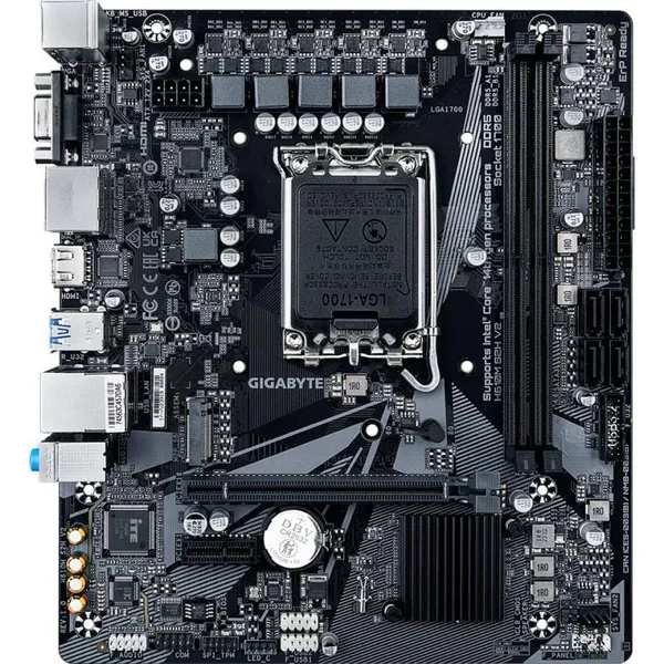 Placă de bază GIGABYTE H610M S2H V2 LGA1700 DDR5 mATX - imagine 3