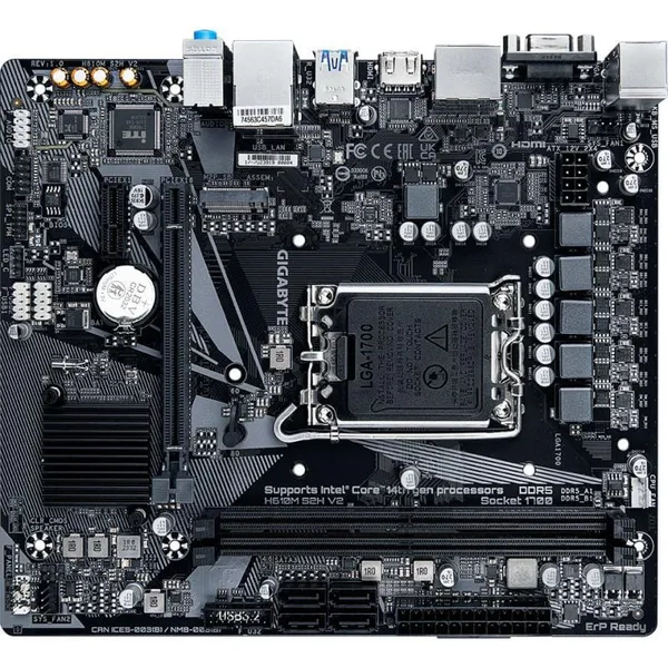 Placă de bază GIGABYTE H610M S2H V2 LGA1700 DDR5 mATX - imagine 4