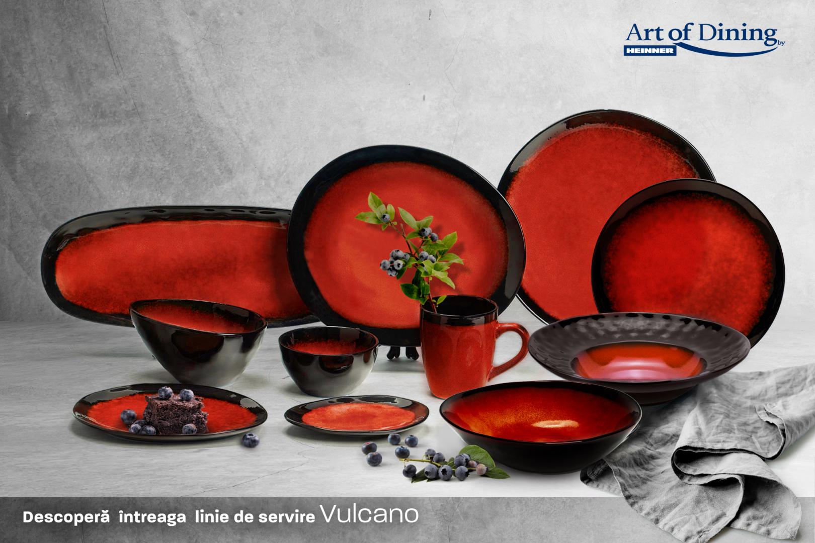 Set Farfurii HEINNER Art of Dining Vulcano 28 cm Ceramică - imagine 4