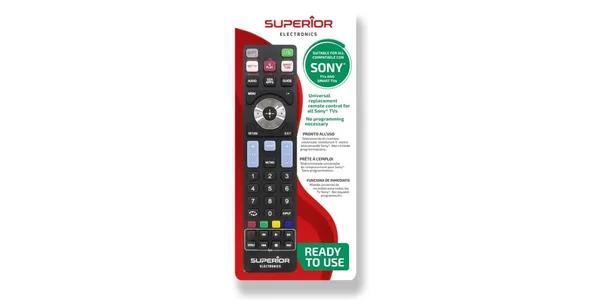 Telecomandă SUPERIOR SUPTRB009 Universală Sony Negru - imagine 2