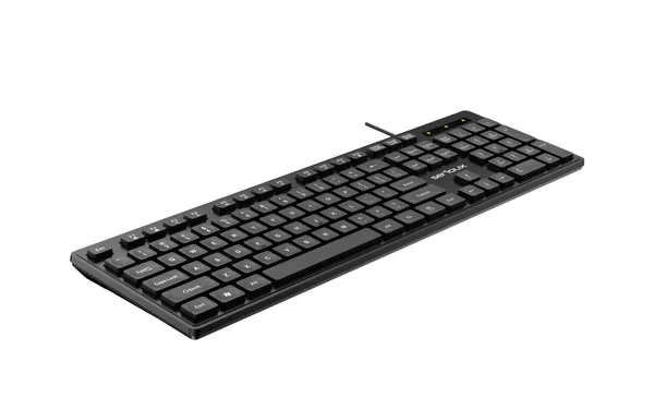 Tastatură SERIOUX SRXK-SKB704WD USB 104 Taste Negru - imagine 3