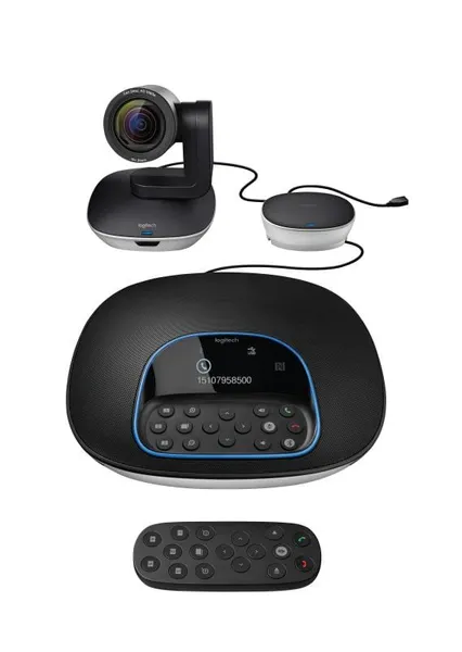 Kit Conferință LOGITECH 960-001057 Cameră Web HD 1080p și Difuzor - imagine 2