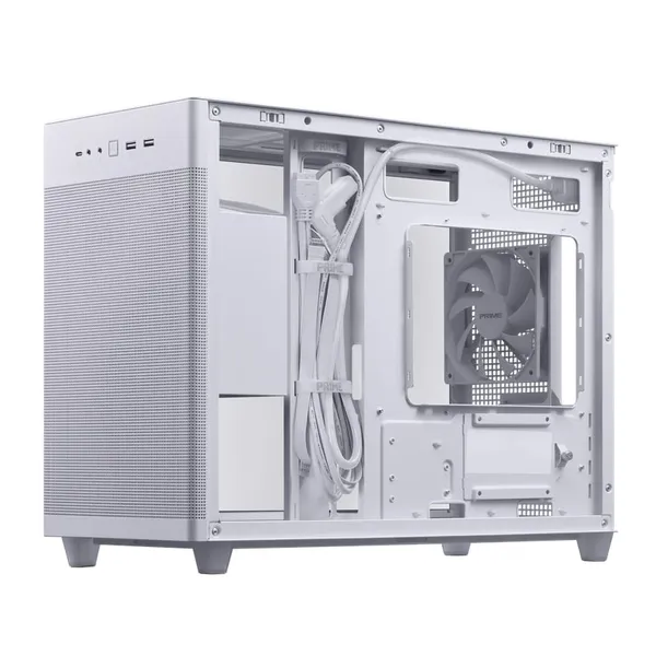 Carcasă PC ASUS PRIME AP201 Small Tower Alb - imagine 2