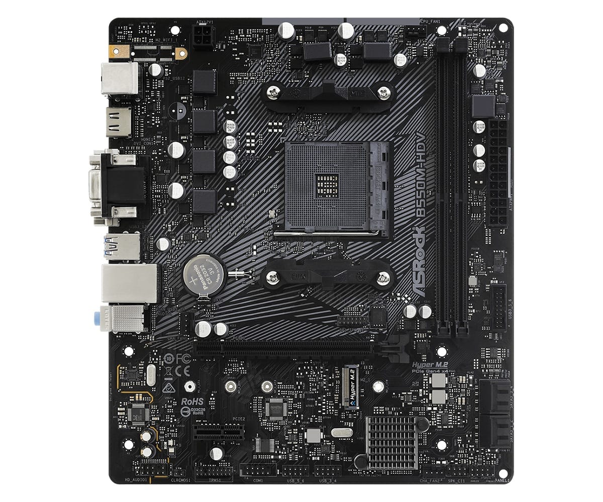 Placă de Bază ASROCK B550M-HDV mATX Socket AM4