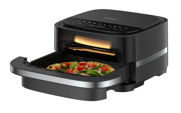 Friteuză cu Aer Cald HEINNER Pizza EasyFry 4L Negru - imagine 4