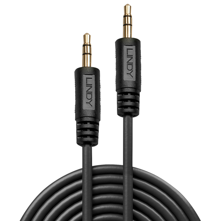 Cablu Audio LINDY 3.5mm Stereo 1m Negru LY-35641