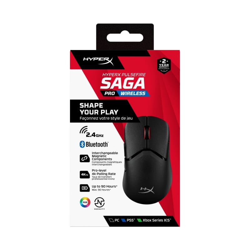 Mouse Wireless HP HYPERX Pulsefire Saga Pro Negru 26000 dpi