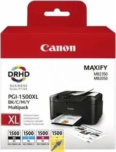 Cartușe Cerneală CANON PGI1500XLMULTI Multipack Original CMYK Maxify