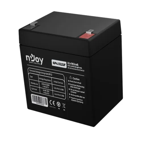 Acumulator NJOY GP4.5121F 12V VRLA Negru