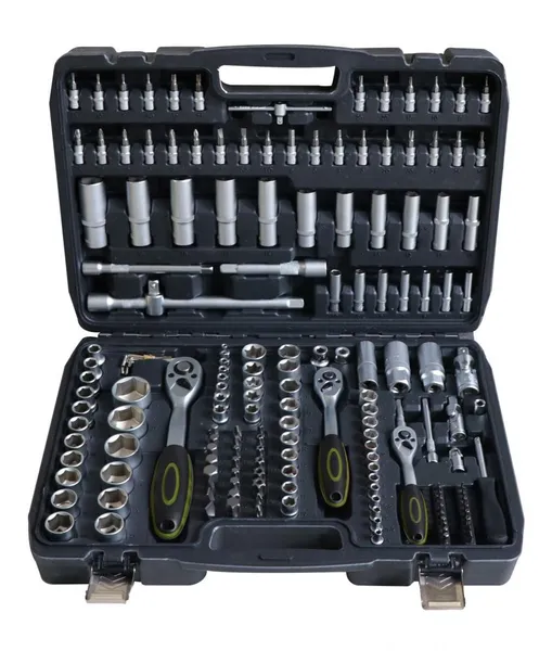 Trusă chei HEINNER 172 Piese CR-V 1/4, 3/8, 1/2 inch