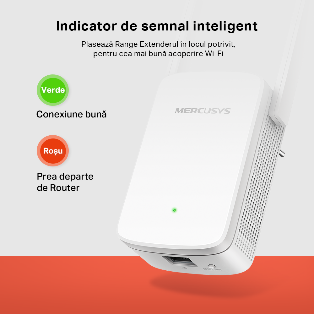 Range Extender MERCUSYS ME30 AC1200 Dual-Band - imagine 8