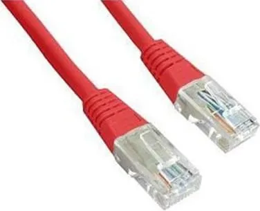 Cablu Patch GEMBIRD Cat5e 0.5m Roșu PP12-0.5M/R