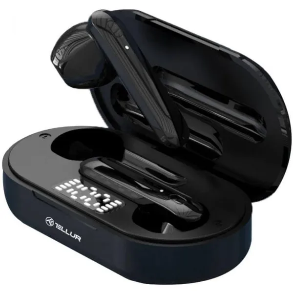 Casti In-ear TELLUR Flip True Wireless Bluetooth Negru TLL511401