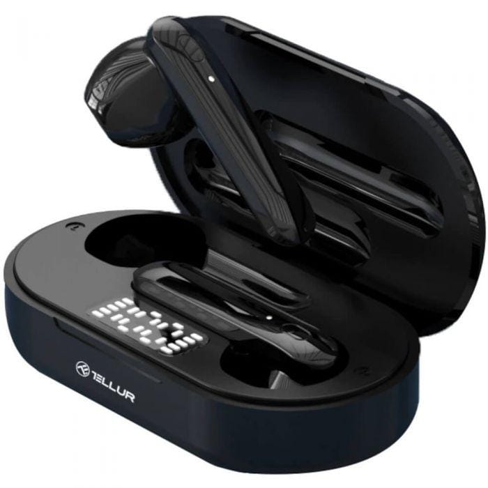 Casti In-ear TELLUR Flip True Wireless Bluetooth Negru TLL511401