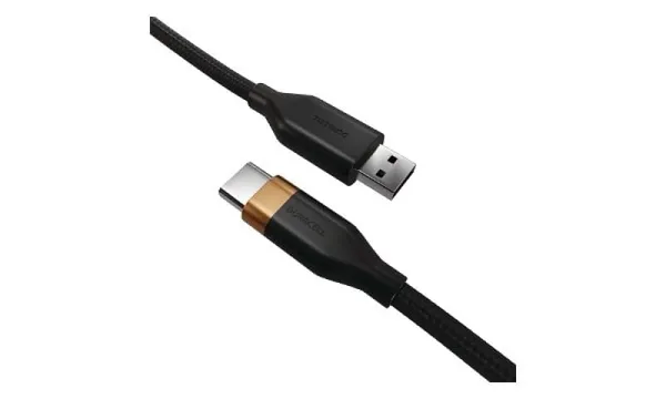 Cablu DURACELL USB-A to USB-C 1 m Negru