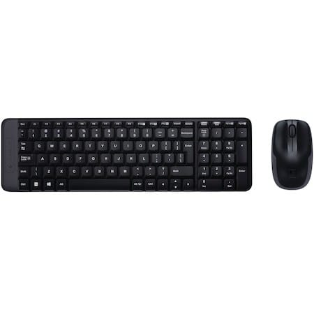 Kit Tastatură + Mouse LOGITECH MK220 Wireless Negru 920-003168